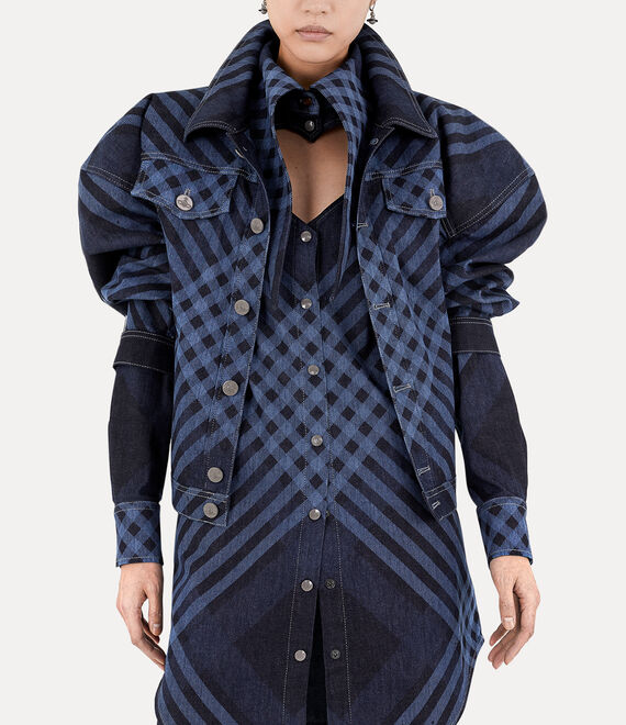 Vivienne Westwood Denim Boxer Jacket in BLUE